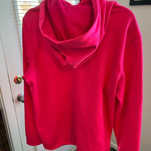 ADIDAS PRE-LOVED AUTHENTIC PINK COZY HOODIE SWEATSHIRT WITH KANGAROO POCKETS. - Picture 8 of 17